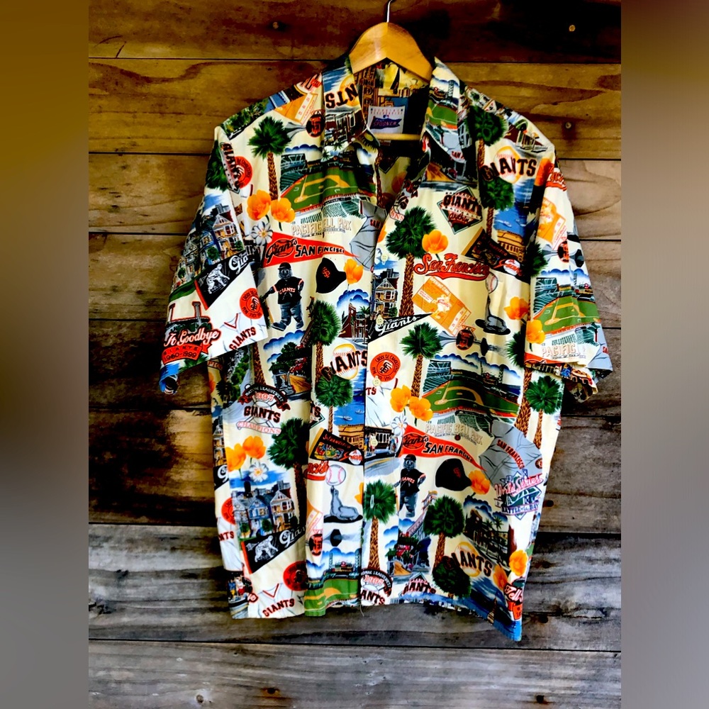 Reyn Spooner Men’s Giants Button Up L